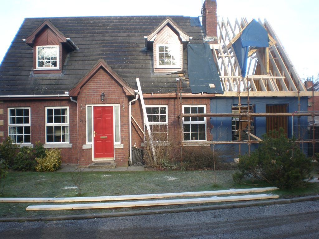 Timber frame extension