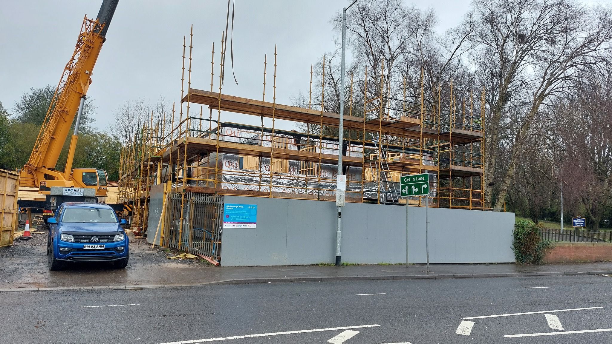 3 Story apartments with QTF – Timber Frame Lisburn